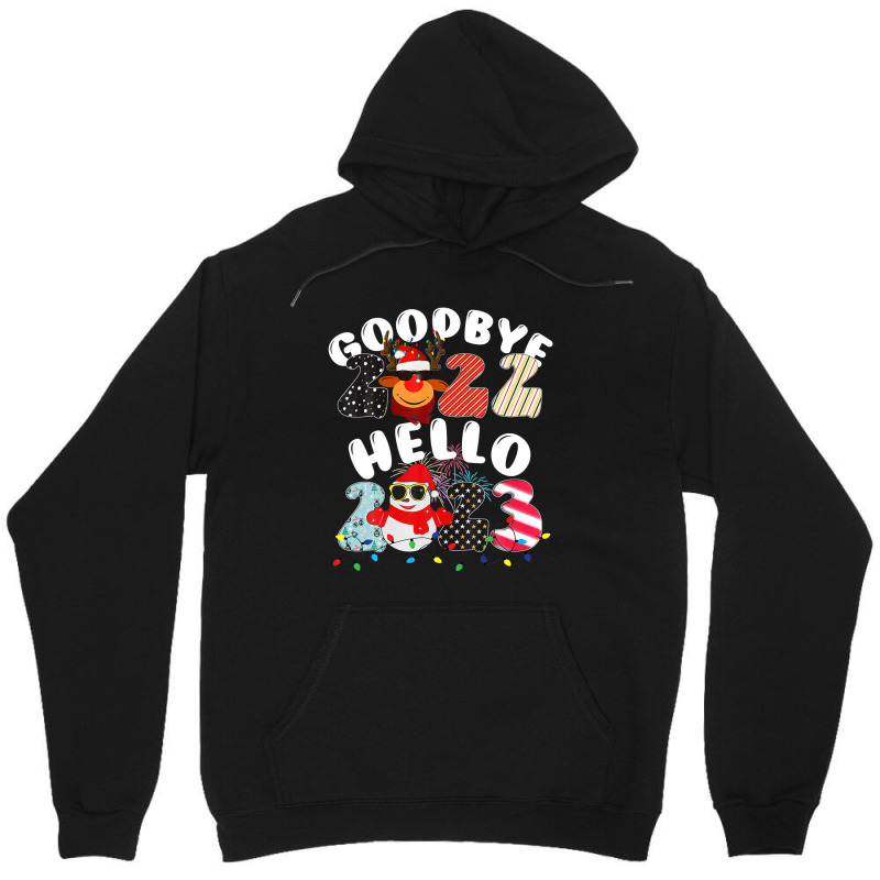 Goodbye 2022 Hello 2023 Cute Christmas Tee Unisex Hoodie | Artistshot