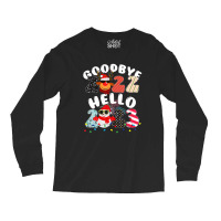 Goodbye 2022 Hello 2023 Cute Christmas Tee Long Sleeve Shirts | Artistshot