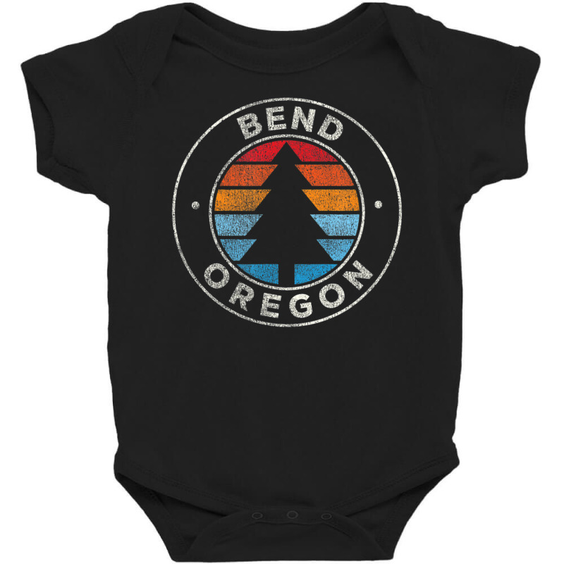 Bend Oregon Or Vintage Retro 70s Baby Bodysuit | Artistshot