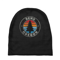 Bend Oregon Or Vintage Retro 70s Baby Beanies | Artistshot