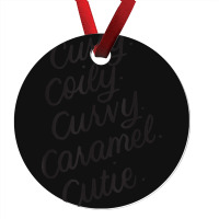 Curly Curvy Caramel Cutie Afro Melanin Goddess Girl Gifts _002 Ornament | Artistshot