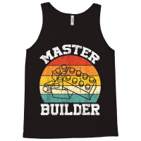 Master Builder Kids Building Blocks Brick Toy Master Builder 1 Tank Top | Artistshot