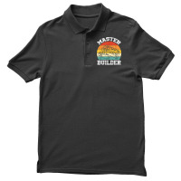 Master Builder Kids Building Blocks Brick Toy Master Builder 1 Men's Polo Shirt | Artistshot