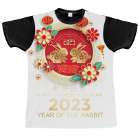 Happy Lunar New Year 2023 Year Of The Rabbit Graphic T-shirt | Artistshot