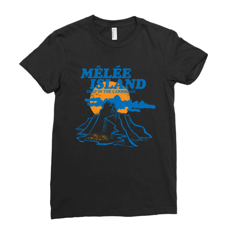 Mêlée Island (dark Variant) Ladies Fitted T-Shirt by KevinO'Connor | Artistshot