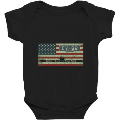 Uss Independence Cv 62 Supercarrier 1958 To 1998 Gift Baby Bodysuit Designed By Kudaponijengkulit