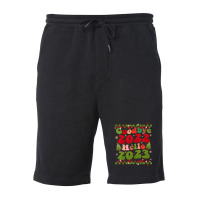 Goodbye 2022 Hello 2023 Retro Groovy Christmas New Year Fleece Short | Artistshot