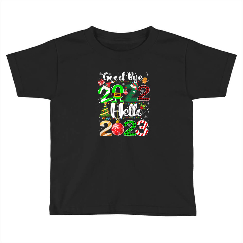 Goodbye 2022 Hello 2023 Cute Christmas Tee Toddler T-shirt | Artistshot