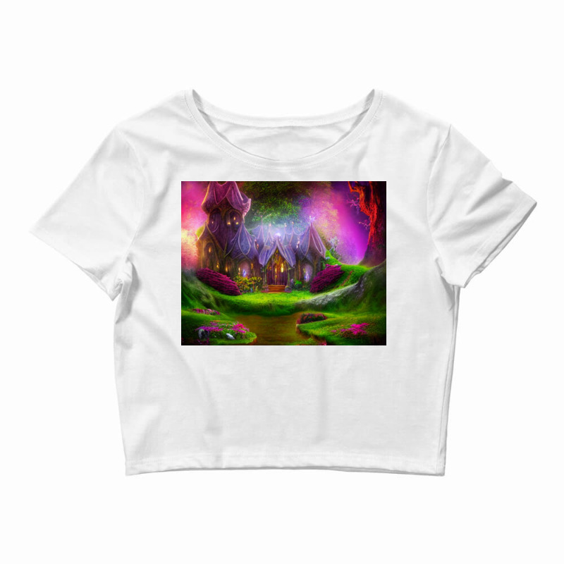 Fantasy Fairyland Crop Top by ShotHiroToTheMoon | Artistshot