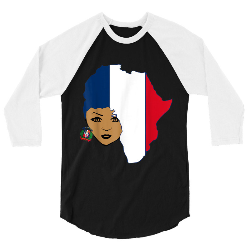 Dominican  Shirt Dominican Republic Afro Latina 3/4 Sleeve Shirt by KYLEEORGE | Artistshot