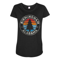 Birmingham Alabama Al Vintage Retro 70s Maternity Scoop Neck T-shirt | Artistshot