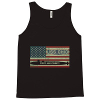 Uss Ohio Ssgn 726 Ballistic Missile Submarine American Flag Gift Tank Top | Artistshot