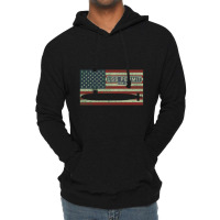 Uss Permit Ssn 594 Nuclear Submarine Vintage American Flag Gift Lightweight Hoodie | Artistshot