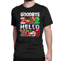 Goodbye 2022 Hello 2023 Cute Christmas Tee Classic T-shirt | Artistshot