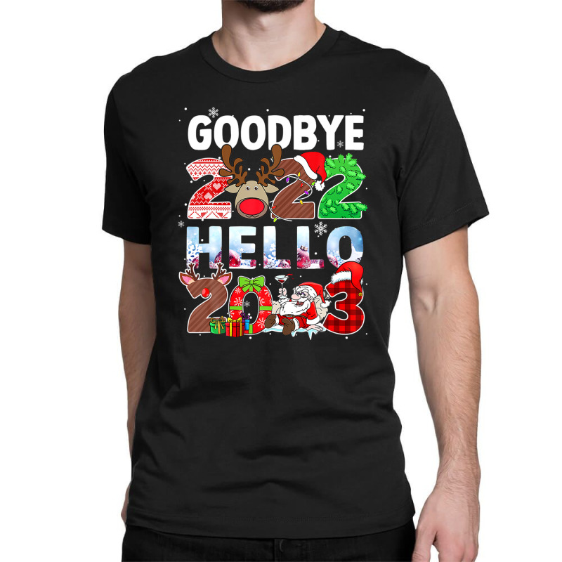 Goodbye 2022 Hello 2023 Cute Christmas Tee Classic T-shirt | Artistshot