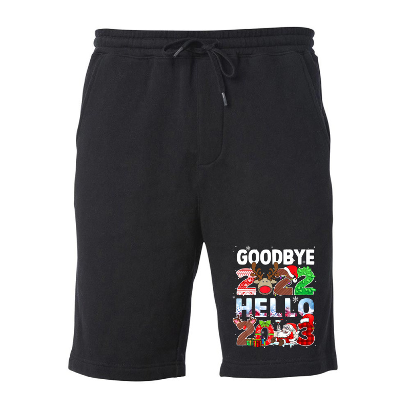 Goodbye 2022 Hello 2023 Cute Christmas Tee Fleece Short | Artistshot