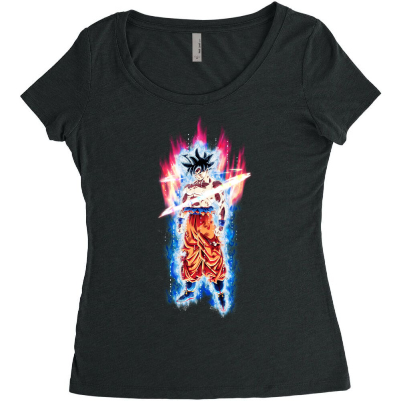 Ultra Instinct Women's Triblend Scoop T-shirt by Hokaido | Artistshot