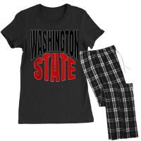 Washington State Tank Top Women's Pajamas Set | Artistshot