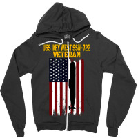 Uss Key West Ssn 722 Submarine Veterans Day Father's Day T Shirt Zipper Hoodie | Artistshot