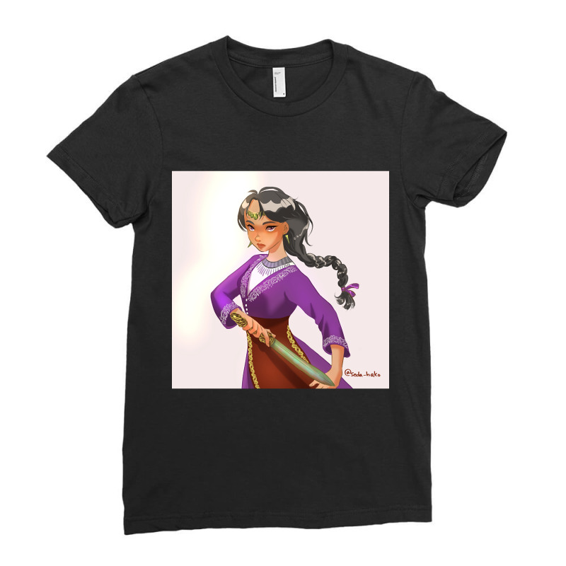 Warrior Girl Ladies Fitted T-Shirt by brumfieldportillo7vlpq8 | Artistshot