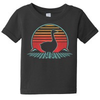 Goose Retro Vintage 80s Style Animal Lover Baby Tee | Artistshot