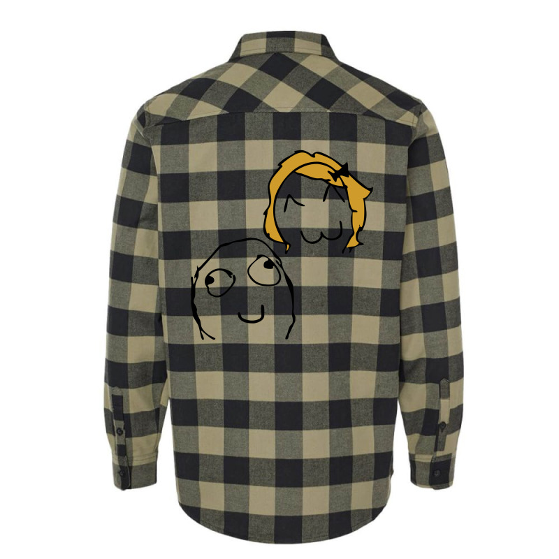 Derp Derpina Flannel Shirt by Kizaide | Artistshot