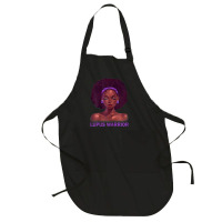 Womens Afro African American Black Woman Lupus Warrior Full-length Apron | Artistshot