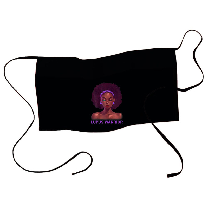 Womens Afro African American Black Woman Lupus Warrior Waist Apron | Artistshot