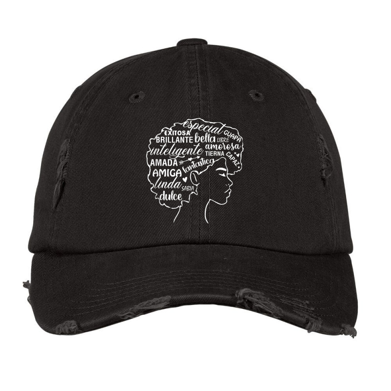 Women Chicana Latinx Afro Latina Phenomenal Black Origin Vintage Cap by BRANDONARKER | Artistshot