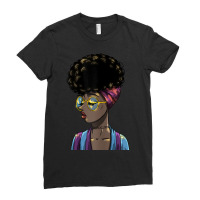 Womens Afro Melanin Headband Ehtnicity Heritage African Women Gift Ladies Fitted T-shirt | Artistshot