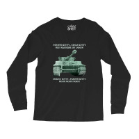 Vi Tiger I Tank Meme Gift Tough Kitty, Cold Kitty   Tiger Tank Long Sleeve Shirts | Artistshot