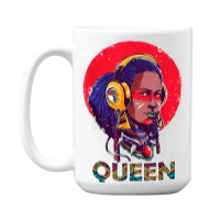 Beautiful African  Warrior Women Girls 15 Oz Coffee Mug | Artistshot