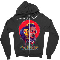 Beautiful African  Warrior Women Girls Zipper Hoodie | Artistshot