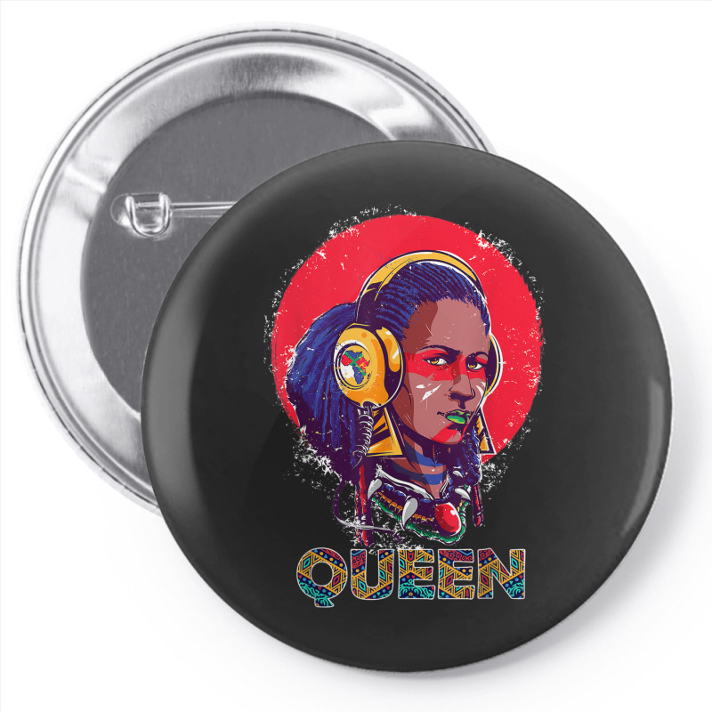 Beautiful African  Warrior Women Girls Pin-back Button | Artistshot