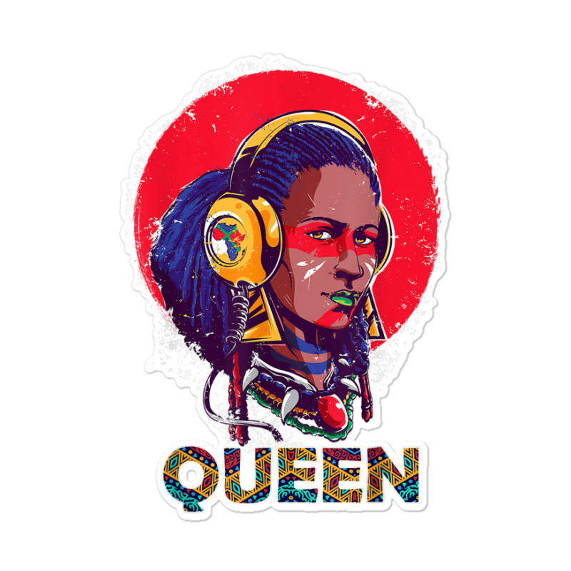 Beautiful African  Warrior Women Girls Sticker | Artistshot