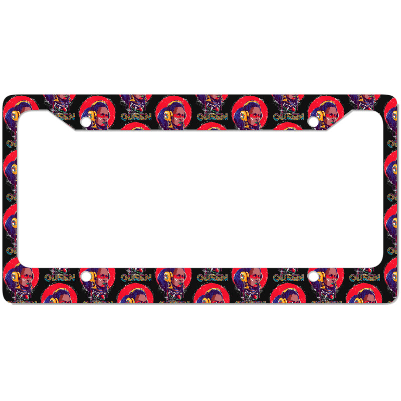 Beautiful African  Warrior Women Girls License Plate Frame | Artistshot