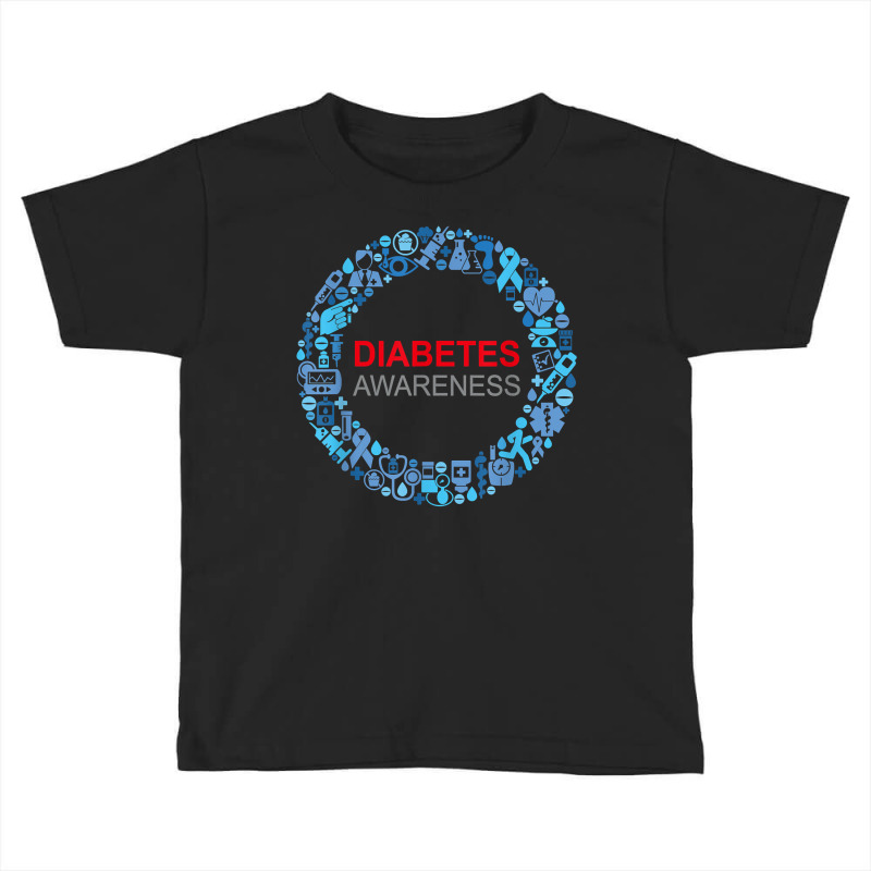 Diabetes Awareness World Diabetes Day T Shirt Toddler T-shirt by paisleafuscaldo | Artistshot