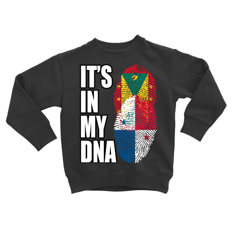 Grenadian And Panamanian Mix Heritage Dna Flag Toddler Sweatshirt by seifertmurryq3jmxs | Artistshot