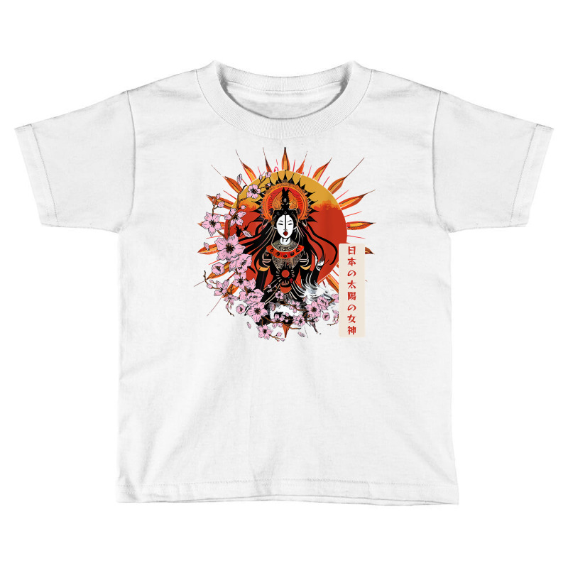 Amaterasu Omikami Sakura Blossom Japanese Sun Goddess T Shirt Toddler T-shirt | Artistshot