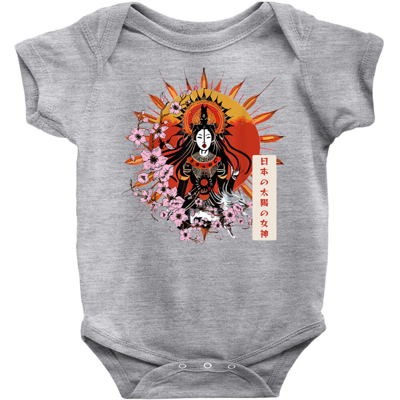 Amaterasu Omikami Sakura Blossom Japanese Sun Goddess T Shirt Baby Bodysuit | Artistshot