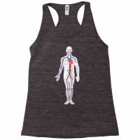 Circulatory System Anatomy Chart Arteries Veins Racerback Tank | Artistshot