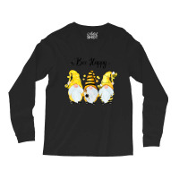 Bee Happy Bee Gnome Spring Long Sleeve Shirts | Artistshot