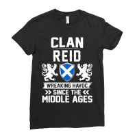 Clan Reid Scottish Family Scotland Mothers Day Fathers Ladies Fitted T-shirt | Artistshot