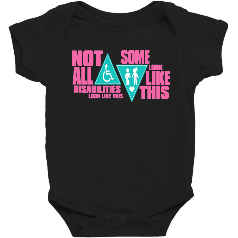 Disability Doesn T Look Like This  Colostomy Awereness Baby Bodysuit by ElizabethAtist | Artistshot