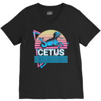 Cetus Sea Monster Mythical Creature Greek Mythology Retro T Shirt V-neck Tee | Artistshot