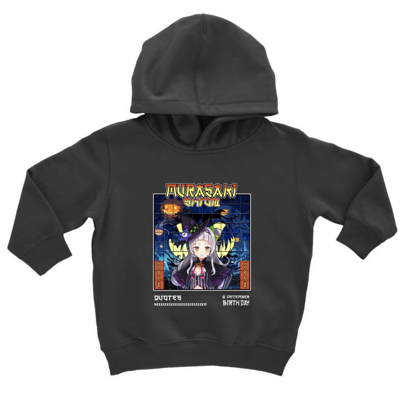 Hololive - Murasaki Shion Toddler Hoodie | Artistshot