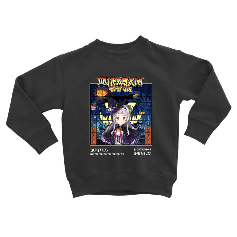 Hololive - Murasaki Shion Toddler Sweatshirt | Artistshot