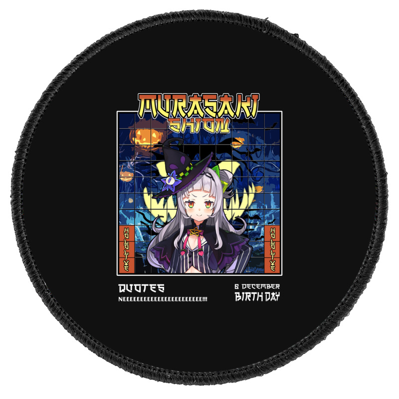 Hololive - Murasaki Shion Round Patch | Artistshot