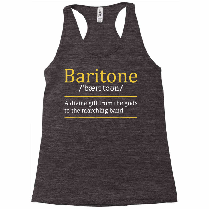 Baritone   Euphonium Marching Bandmaster Music Enthusiast T Shirt Racerback Tank | Artistshot