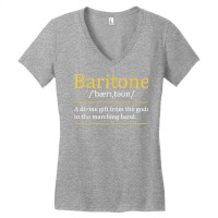 Baritone   Euphonium Marching Bandmaster Music Enthusiast T Shirt Women's V-neck T-shirt | Artistshot